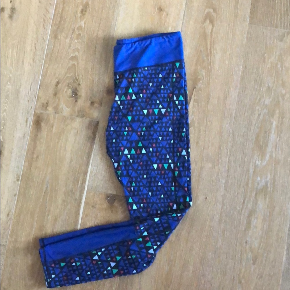 Geometric Workout /Gym Tights Leggings • Large